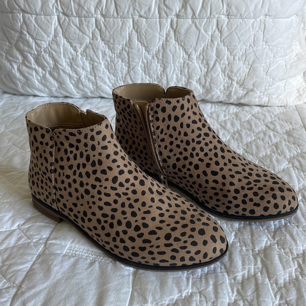 Leopard Print Booties